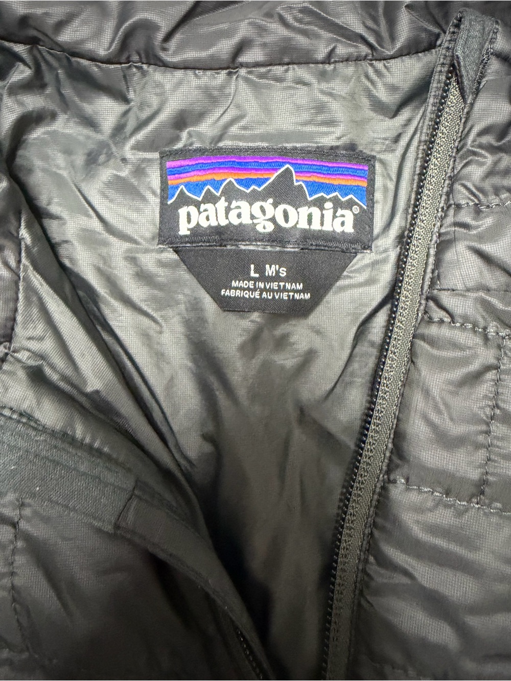 Patagonia Men’s Large Nano Puff Full Zip Jacket Gray - Picture 4 of 12